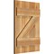 Ekena Millwork Joined Board-n-Batten Shutters w/Z-Bar, Rough Sawn Western Red Cedar, 16 1/8W x 23H, PR RBJ06Z16X023RWR - alternate 5